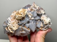 Image 18 of QR Code Fluorite & Barite Specimen #2586