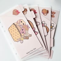 Image 1 of Pan Dulce y Cafecito PinkTabbed Envelopes A6