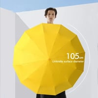Image 4 of Super Strong Windproof Automatic Umbrella for Men and Women, 72 Bone, Large Rainproof, Sun UV Protec