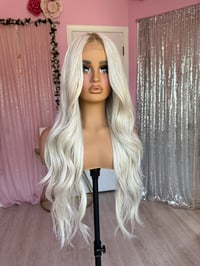 Image 7 of icy blonde light brown roots (ready to ship)