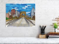 Image 4 of Roberto Clemente Bridge in Pittsburgh