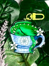 Tea cup Dragon Keychain