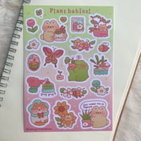 Image 1 of Plant Babies Sticker Sheet