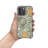 Image 17 of Art Nouveau Inspired Soft Multicolor Boho Floral Sketch Clear Case for iPhone®