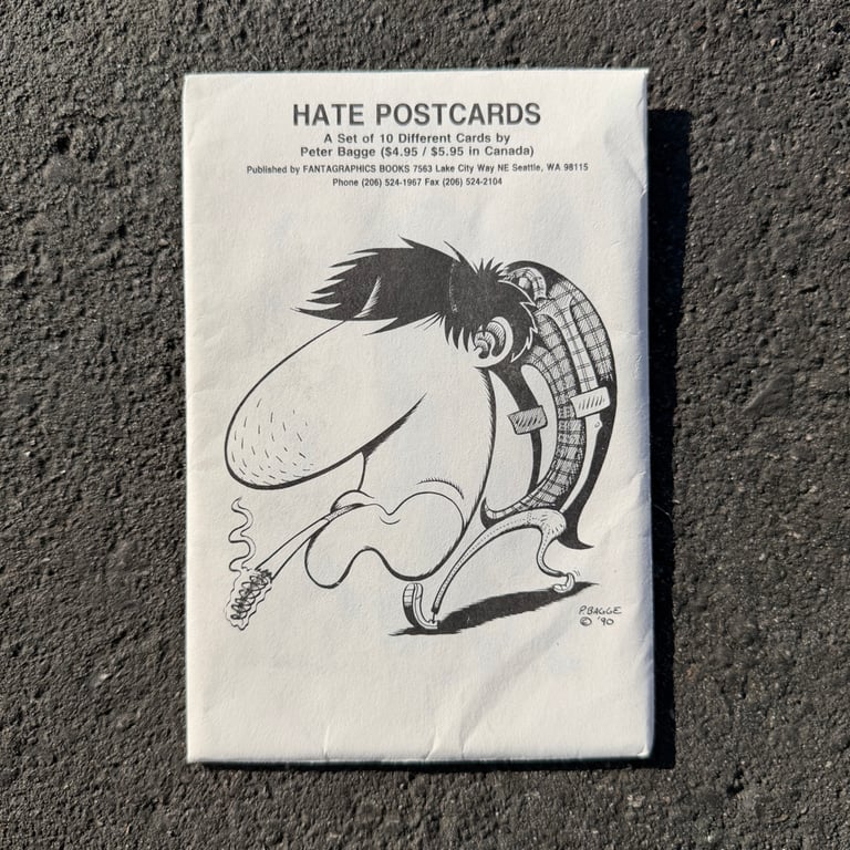 Hate Postcards by Peter Bagge
