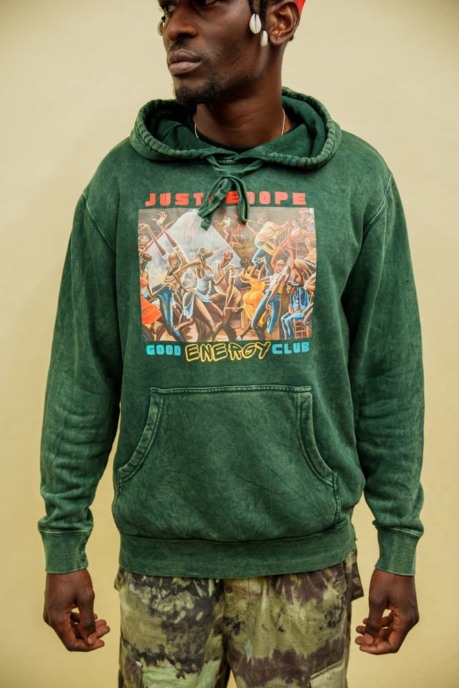 Image of Good Energy Club Emerald Hoodie 