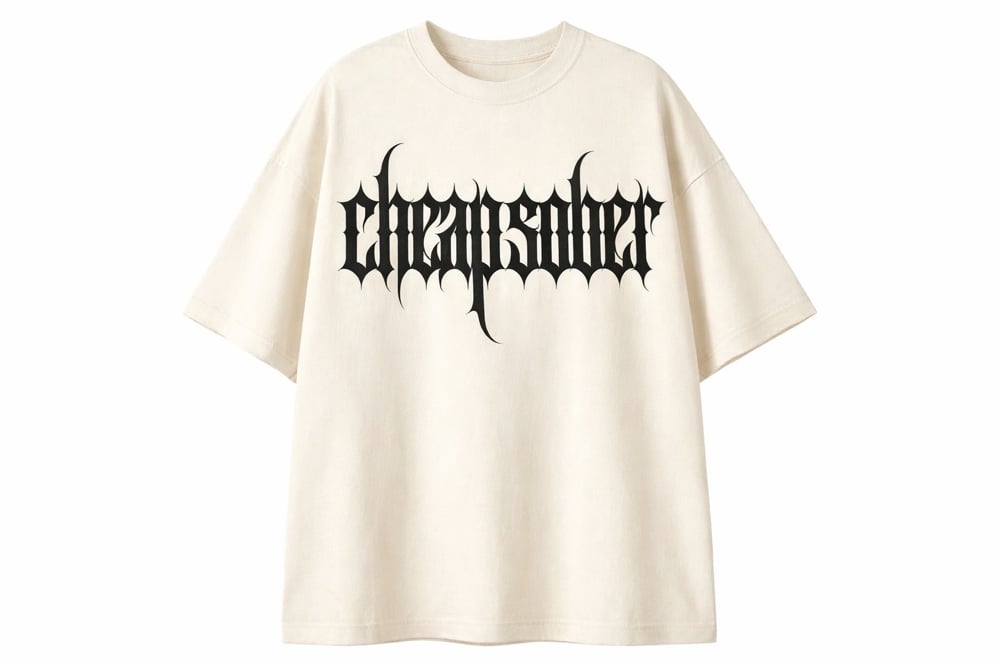 Image of Cheap Sober T-Shirt (Ivory)