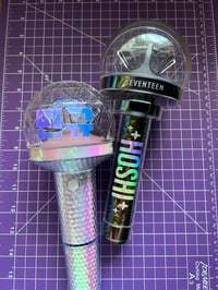 Image 2 of Seventeen Name Lightstick Decals