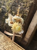 Dried wedding florals 