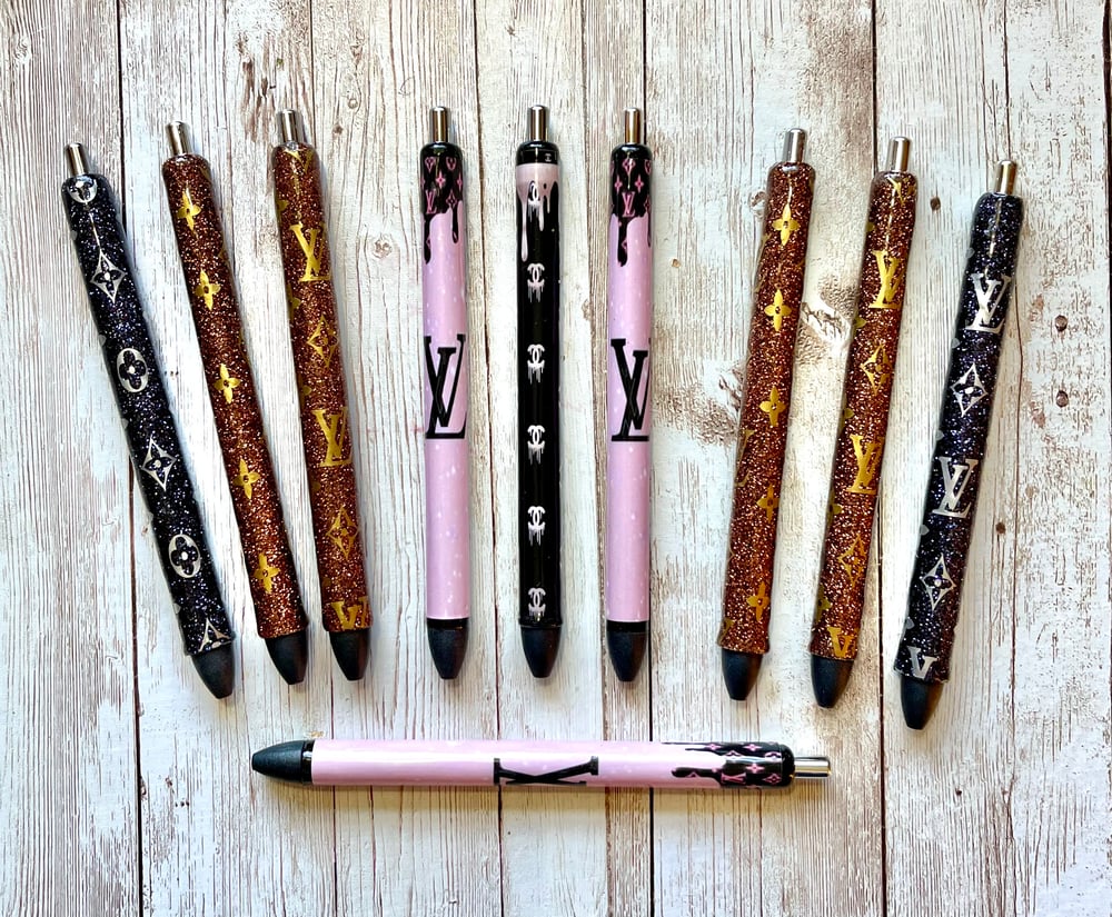 Custom LV/CC InkJoy Gel Glitter Pen