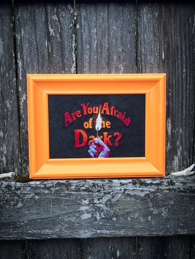 Image of Are You Afraid of the Dark? Embroidery