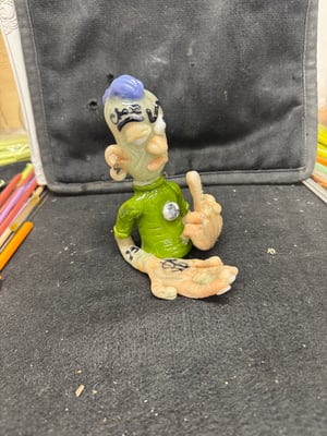 Image of ‘Fuck You,Pay Me’ Solid glass sculpture