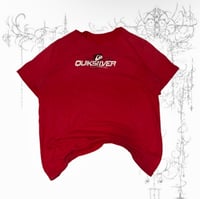 Image 2 of (S) y2k red quiksilver t-shirt