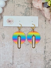 Image 1 of Rainbow Drop Earrings