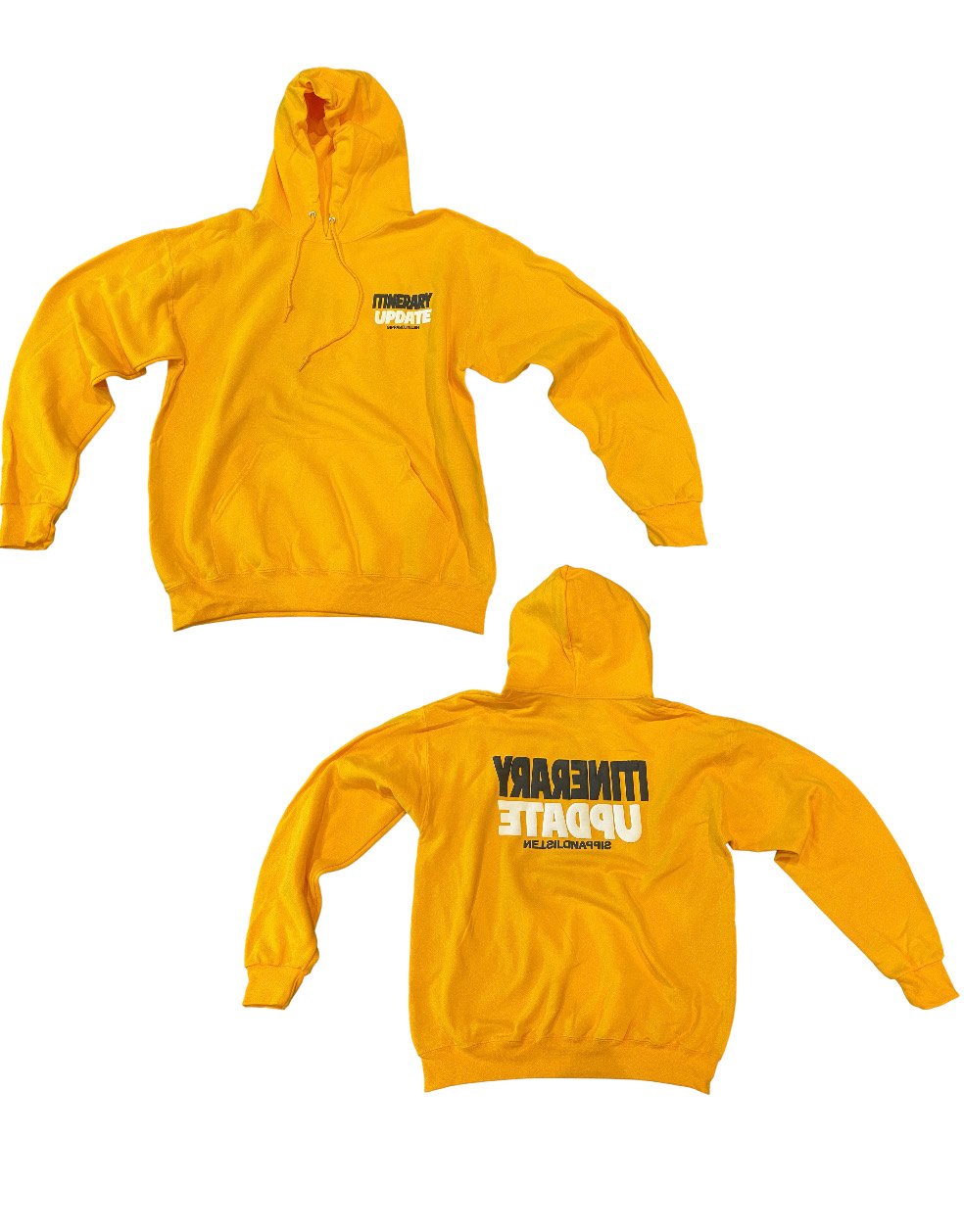 Itinerary Update Hoodie BIG LOGO TWO TONED