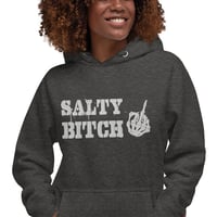 Image 4 of Salty Bitch embroidered Hoodie
