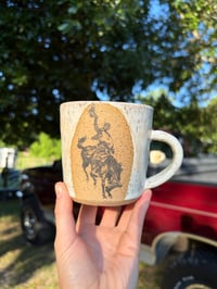 Image 8 of Set of 2 bronc mugs 