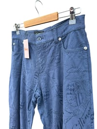 Image 2 of Gattinoni Patterned Jeans W32in