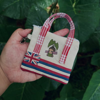 Image of Pāpale Pēpē Hae Hawaiʻi Kalo Tote