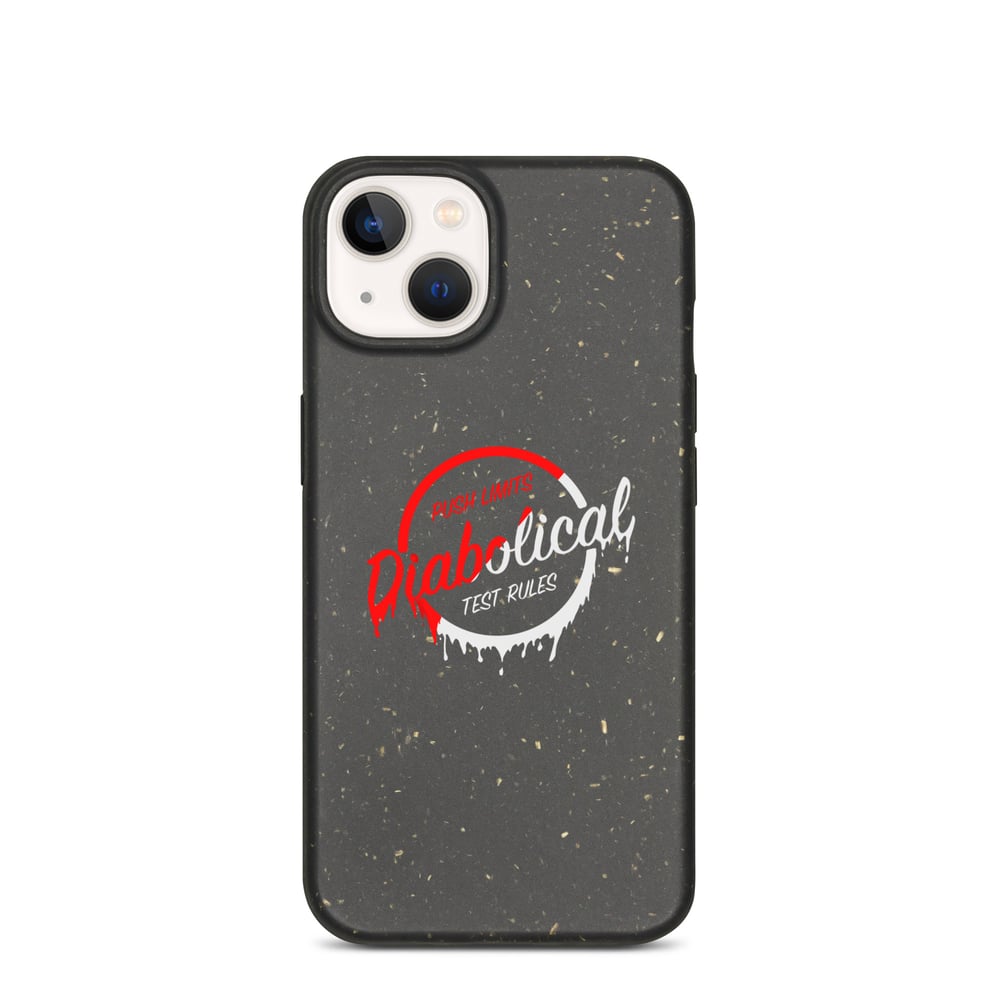 Diabolical "Drip" logo Biodegradable phone case