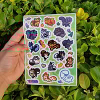 Image 4 of TINY WARRIORS Clear Sticker Sheets