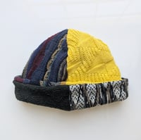 Image 1 of Upcycled Reversible Beanie Cotton Blend 22