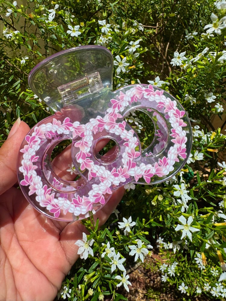 Image of Kawaii Lei Bow Claw Clip