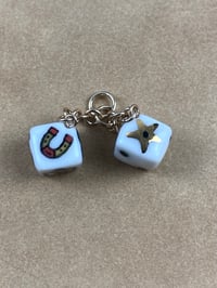 Image 1 of Lucky Dice - gold lustre #2