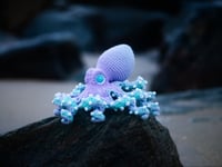 Beaded Octopus - Blue/Purple 