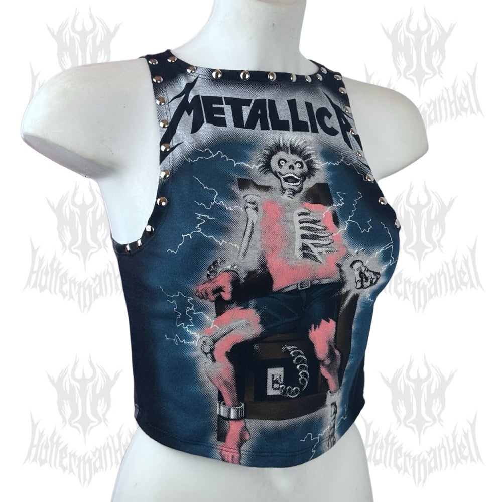 Metallica "Ride The Lightning" Muscle Top (SIZE XS/S)