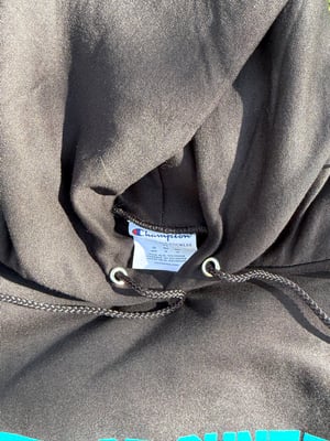 Image of Black Champion hoodie (small medium only)