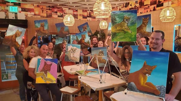 Image of Jolly Brush Sip and Paint Event July 9th