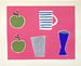 Image of Still Life on Pink handfinished print