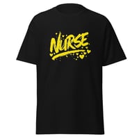 Image 2 of Unisex classic tee, Graffiti Style Nurse Tee