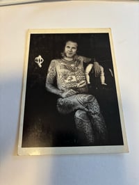 Image 1 of Vtg Lyle Tuttle Postcard  by Imogen Cunningham. Tattoo History