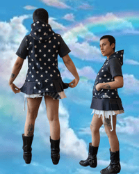 Image 5 of starts hoodie dress 