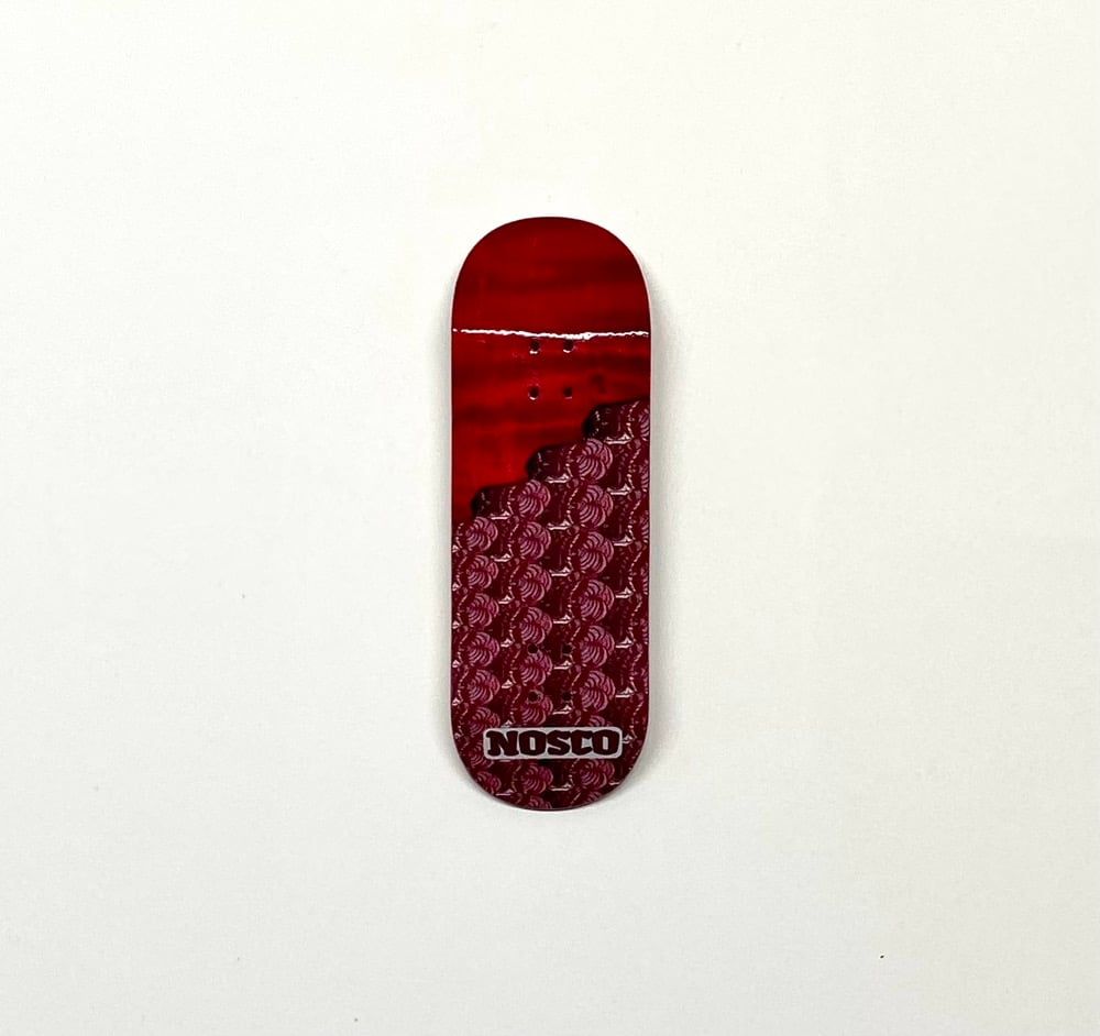 Image of Transparent Red “Cloudman” Deck