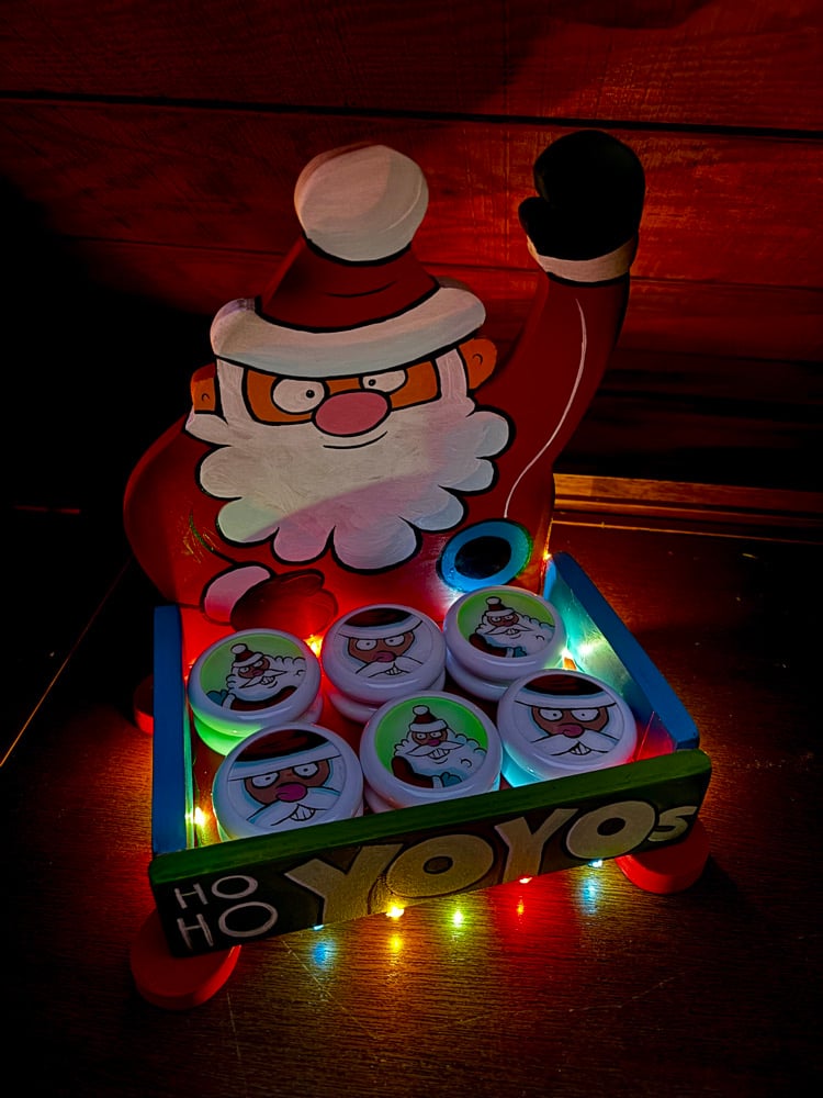 Image of HO HO SANTA YO-YO BOX with lights