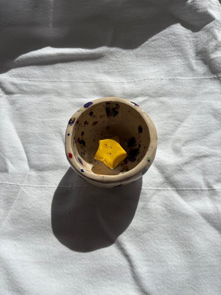 Image of speckled star cup