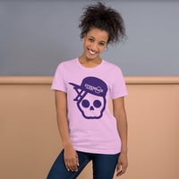 Image 4 of My Purple Skull Has Passion Unisex T-Shirt