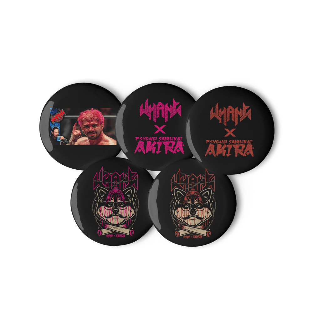 Image of Set of pin buttons