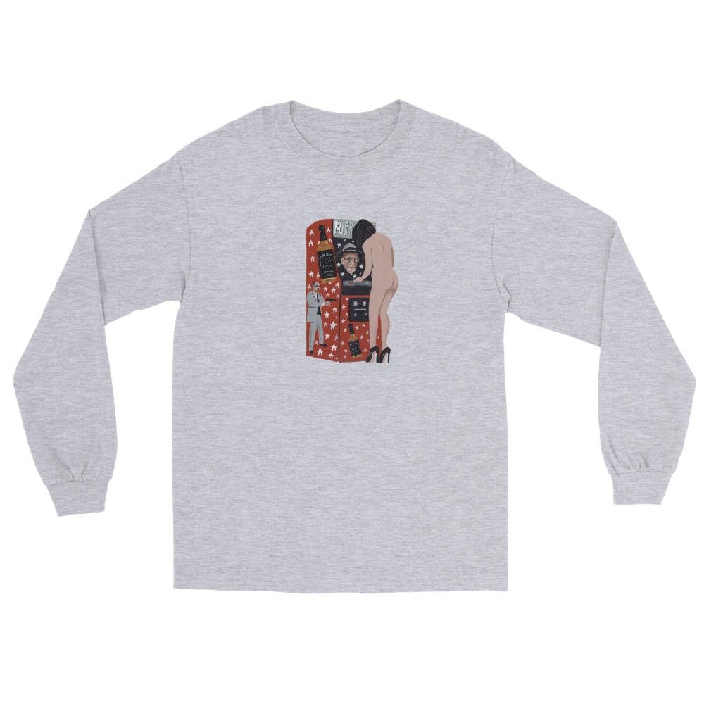 Image of BURROUGHS ARCADE GAME LONG SLEEVE SHIRT