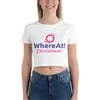 Women’s White Crop Tee