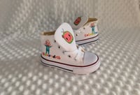 Image 10 of Cocomelon Toddler Girls Custom Canvas Shoes