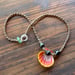 Image of Hawaiian sunrise shell necklace with Tahitian pearls 18 inch