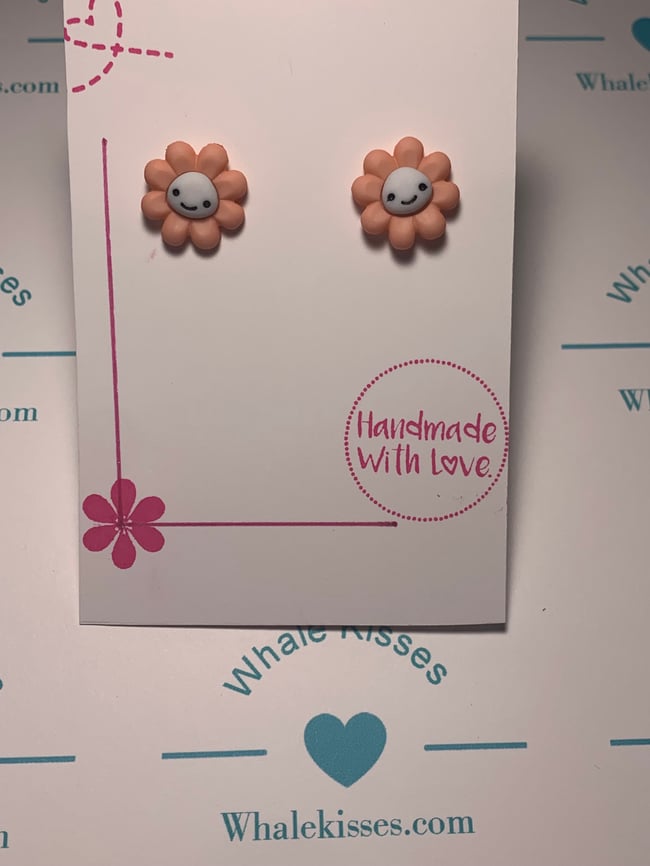 Smiley Flower earrings