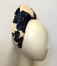 Image 3 of Navy and cream halo