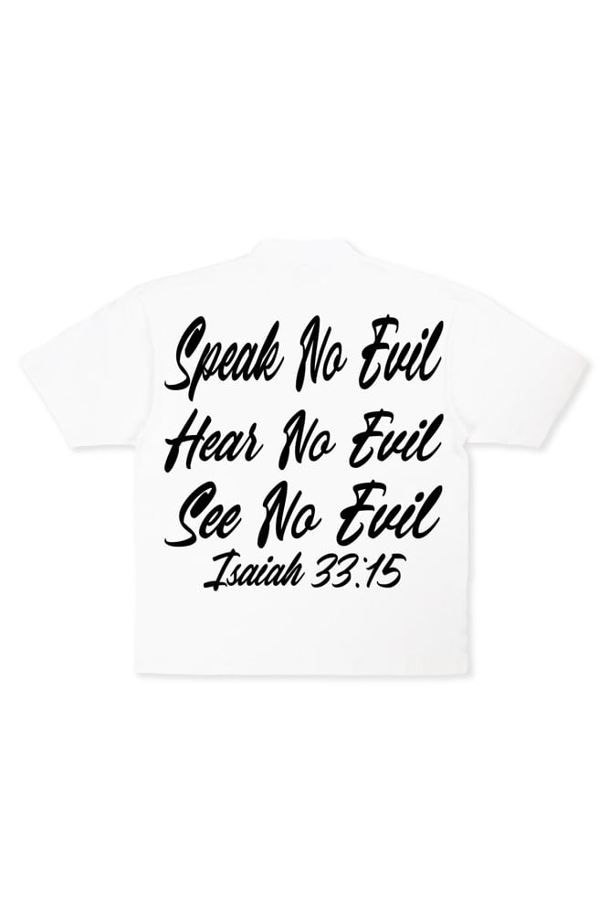 Image of Isaiah 33:15 (White) 