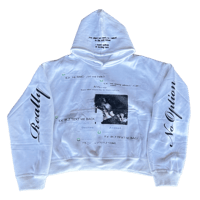 Image 1 of “text back” hoodie