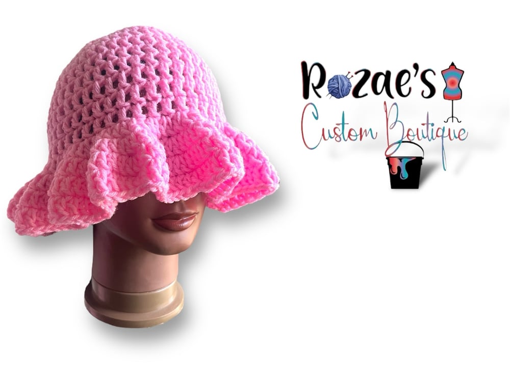 Image of Loose ruffle hats